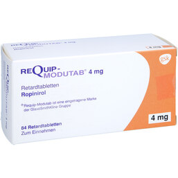 Abbildung: Requip-Modutab 4 mg Retardtabletten 84 St, Retard-Tabletten PZN 08875608
