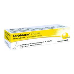 Abbildung: Terbiderm 10 mg / g Creme 15 g, Creme PZN 08877808