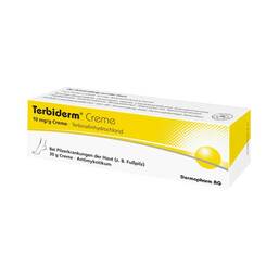 Abbildung: Terbiderm 10 mg / g Creme 30 g, Creme PZN 08877814