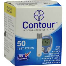 Abbildung: Contour Sensoren Teststreifen 50 St, Teststreifen PZN 08880727