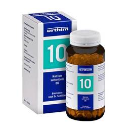 Abbildung: Biochemie Orthim 10 Natrium sulfuricum D 6 Tabletten Tabletten, 800 St PZN 08885392