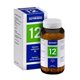 Abbildung: Biochemie Orthim 12 Calcium sulfuricum D 6 Tabletten Tabletten, 800 St PZN 08885417