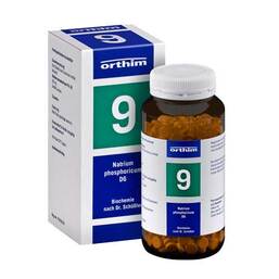 Abbildung: Biochemie Orthim 9 Natrium phosphoricum D 6 Tabletten Tabletten, 800 St PZN 08885506