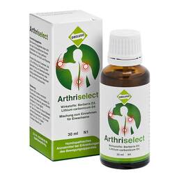 Abbildung: Arthriselect Tropfen 30 ml, Tropfen PZN 08890513