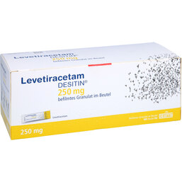 Abbildung: Levetiracetam Desitin 250 mg Granulat 100 St, Granulat PZN 08890967