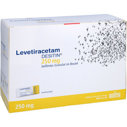 Abbildung: Levetiracetam Desitin 250 mg Granulat 200 St, Granulat PZN 08891122