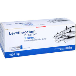 Abbildung: Levetiracetam Desitin 1000 mg Granulat 100 St, Granulat PZN 08891926