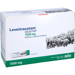 Abbildung: Levetiracetam Desitin 1500 mg Granulat 200 St, Granulat PZN 08892009