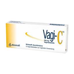 Abbildung: Vagi C Vaginaltabletten Vaginaltabletten, 6 St PZN 08897001