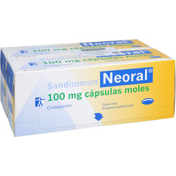 Abbildung: Sandimmun Neoral 100 mg Kaps 100 St, Weichkapseln PZN 08898880