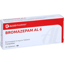 Abbildung: Bromazepam AL 6 Tabletten 20 St, Tabletten PZN 08902908