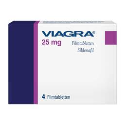 Abbildung: Viagra 25 mg Filmtabletten 4 St, Filmtabletten PZN 08906763