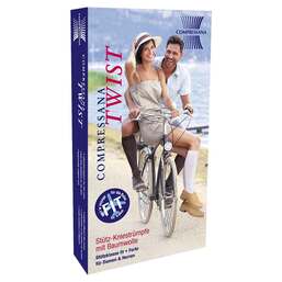 Abbildung: Compressana Twist Kniestrümpfe 40-42 nachtblau 2 St PZN 08911356 