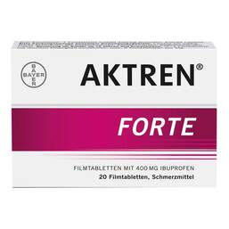 Abbildung: Aktren forte Filmtabletten Filmtabletten, 20 St PZN 08913823