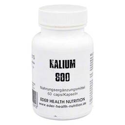 Abbildung: Kalium 600 Kapseln Kapseln, 60 St PZN 08917809