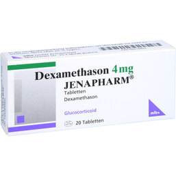 Abbildung: Dexamethason 4 mg Jenapharm Tabletten 20 St, Tabletten PZN 08918803