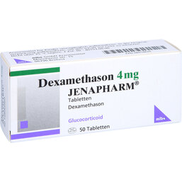 Abbildung: Dexamethason 4 mg Jenapharm Tabletten 50 St, Tabletten PZN 08918826