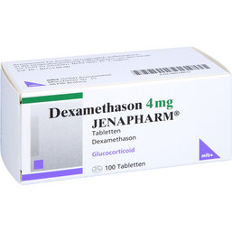 Abbildung: Dexamethason 4 mg Jenapharm Tabletten 100 St, Tabletten PZN 08918832