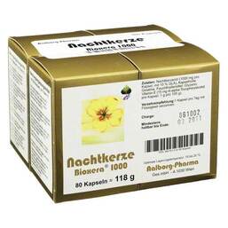 Abbildung: Nachtkerze Bioxera 1000 Kapseln Kapseln, 160 St PZN 08921627