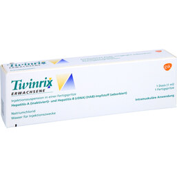 Abbildung: Twinrix Erwachsene Impfdosis Injektionssuspension i.e.Fer.ohne K 1X1 St, Injektionssuspension PZN 08926429