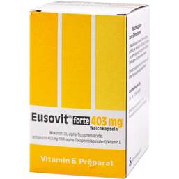 Abbildung: Eusovit forte 403 mg Weichkapseln 50 St, Weichkapseln PZN 08998222