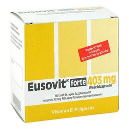 Abbildung: Eusovit forte 403 mg Weichkapseln 100 St, Weichkapseln PZN 08998239