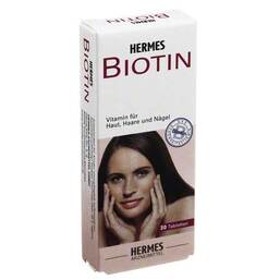 Abbildung: Biotin Hermes 2,5 mg Tabletten Tabletten, 30 St PZN 08999546