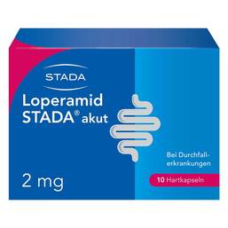 Abbildung: Loperamid STADA akut 2 mg Hartkapseln Hartkapseln, 10 St PZN 08999960