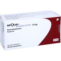 Abbildung: Requip-Modutab 8 mg Retardtabletten 84 St, Retard-Tabletten PZN 09001768