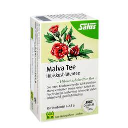 Abbildung: Malvatee Hibiskusblütentee bio Salus Filterbeutel 15 St, Filterbeutel PZN 09002377