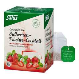 Abbildung: Erdbeer Früchtecocktail Tee Salus 15 St, Filterbeutel PZN 09003951