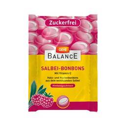 Abbildung: Gehe Balance Salbeibonbons zuckerfrei Himbeer G. Bonbons, 100X6 g PZN 09008090