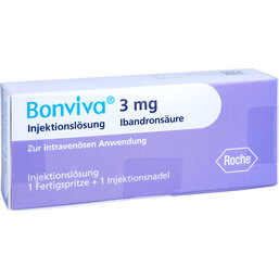 Abbildung: Bonviva 3 mg / 3 ml Injektion -Lösung in einer Fertigspritze 1 St, Injektionslösung PZN 09013352