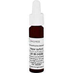 Abbildung: Hepar sulfuris LM 30 Dilution Dilution, 9 ml PZN 09050867