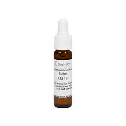 Abbildung: Sulfur LM 18 Dilution Dilution, 9 ml PZN 09056522