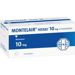 Abbildung: Montelair Hexal 10 mg Filmtabletten 20 St, Filmtabletten PZN 09062770