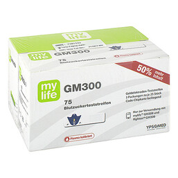 Abbildung: GM 300 Mylife Blutzuckerteststreifen Teststreifen, 75 St PZN 09063172