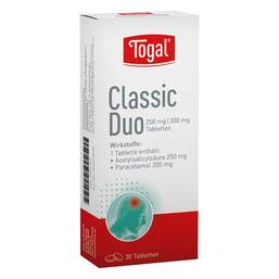 Abbildung: Togal® Classic Duo Tabletten Tabletten, 30 St PZN 09071071