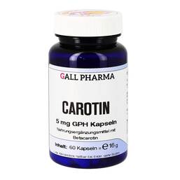Abbildung: Carotin 5 mg GPH Kapseln Kapseln, 60 St PZN 09073667