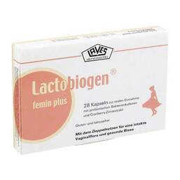 Abbildung: Lactobiogen femin plus Kapseln 28 St, Kapseln PZN 09073727