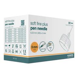Abbildung: Klinion Soft fine plus Kanülen 5mm 32G 0,23mm 110 St, Kanüle PZN 09076312
