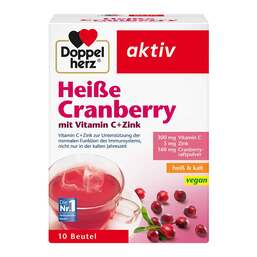 Abbildung: Doppelherz Heiße Cranberry mit Vitamin C+Zink Granulat Granulat, 10 St PZN 09077547