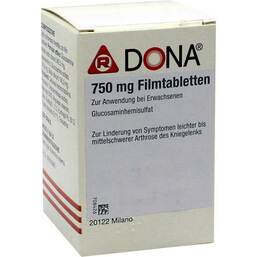 Abbildung: Dona 750 mg Filmtabletten 60 St, Filmtabletten PZN 09082519 