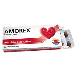 Abbildung: Amorex Griffonia und SAMe 20 St, Tabletten PZN 09089042