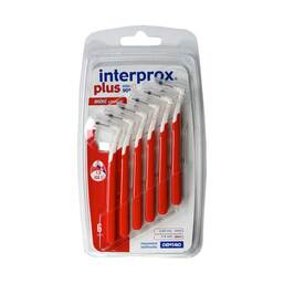 Abbildung: Interprox plus mini conical rot Interdentalbürste 6 St PZN 09096585