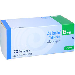Abbildung: Zalasta 15 mg Tabletten 70 St, Tabletten PZN 09097751