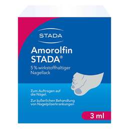 Abbildung: Amorolfin STADA 5% wirkstoffhaltiger Nagellack Wirkstoffhaltiger Nagellack, 3 ml PZN 09098182