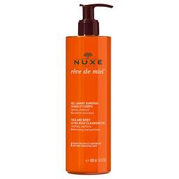 Abbildung: Nuxe Reve de Miel Gel Lavant Surgras Visage / Corps Gel, 400 ml PZN 09100588
