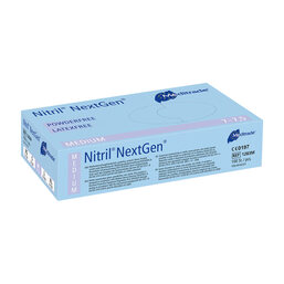 Abbildung: Nitril Handschuhe Nextgen Größe M Handschuhe, 100 St PZN 09102251