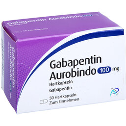 Abbildung: Gabapentin Aurobindo 100 mg Hartkapseln 50 St, Hartkapseln PZN 09103753